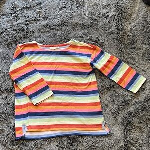 Copper Key Multicolor Striped Long Sleeve Tee